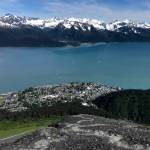 Resurrection Bay seen from the top of Mt. Marathon in Seward. (Photo by Kat Sorensen/Peninsula Clarion)