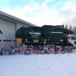 Alaska Waste donates kids’ bikes to Love Inc.