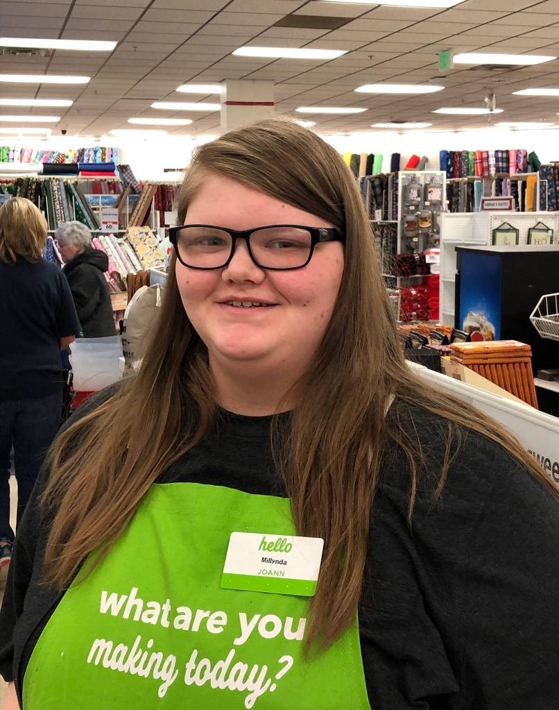 I want to be a better person.                                 Millynda Parbin, Soldotna