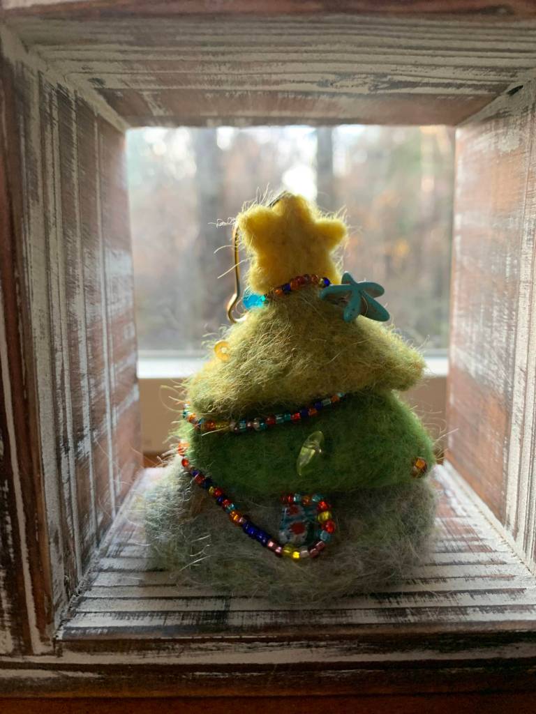 One of Hanna Youngs felted sculptures. (Photo provided)