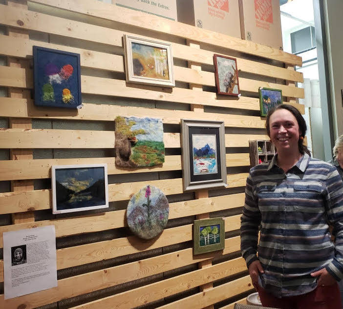 Artist creates felted forest friends