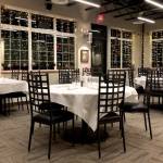 Addie Camp Train Car Eatery and Wine Bar features upstairs seating and seating in the Addie Camp Train Car on Monday, Dec. 31, 2018, in Soldotna, Alaska. (Photo by Victoria Petersen/Peninsula Clarion)