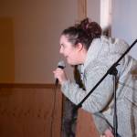 Kenai comedian Nikki Stein performs her routine at the Kenai Performers Theater on Thursday. (Photo by Brian Mazurek/Peninsula Clarion)