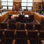 Pam Leary, director of Treasury Division at the Department of Revenue, gives a presentation for House members on Monday, Feb. 4, 2019. (Michael Penn | Juneau Empire)