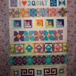 Shirley Svobodas My Friends Made This!, one of the works in the 9 Women / 9 Quilts show that opened last Friday, Feb. 1, 2019, at the Homer Council on the Arts, in Homer, Alaska. (Photo by Michael Armstrong/Homer News)