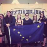 A team from the Kenai Peninsula were the first Alaska team to compete in a Western National Roundup Quiz Bowl competition, where they placed sixth among nine teams across the country. (Photo courtesy of Cassandra Rankin)