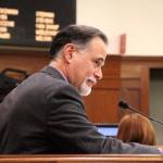 An April 2018 file photo of Sen. Peter Micciche, R-Soldotna. (Daniel McDonald | Alaska Senate Majority)