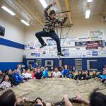 Getting air on a seal skin blanket: Juneau students learn Iñupiat tradition