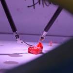 An up close look at the Da Vinci Xis surgery arms in action during the Community Health Fair at Central Peninsula Hospital in Soldotna, Alaska, on March 23, 2019. (Photo by Brian Mazurek/Peninsula Clarion)