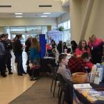 Peninsula residents attend the Community Health Fair at Central Peninsula Hospital in Soldotna, Alaska, on March 23, 2019. (Photo by Brian Mazurek/Peninsula Clarion)
