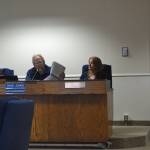 Kenai Peninsula Borough School District Assistant Superintendent presents an update to the Kenai Peninsula Borough School District Board of Education on the districts upcoming budget on Thursday, March 21, 2019, in Soldotna, Alaska. (Photo by Victoria Petersen/Peninsula Clarion)