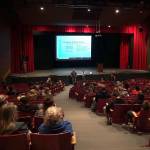 Community members, parents, staff and students concerned about the Kenai Peninsula Borough School Districts potential plan to consolidate Soldotna High School and Soldotna Prep School gather in the Soldotna High School Auditorium to get more information about how that consolidation would affect them, Thursday, April 11, 2019, in Soldotna, Alaska. (Photo by Victoria Petersen/Peninsula Clarion)