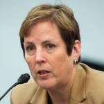 Angela Rodell, Chief Executive Officer of the Alaska Permanent Fund Corporation, speaks to the House State Affairs Committee about House Bill 139 at the Capitol on Thursday, April 25, 2019. (Michael Penn | Juneau Empire)