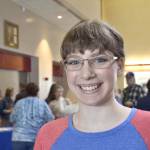 Caroline Huber graduated from the IDEA Homeschool program, Saturday, May 18, 2019, in Kenai, Alaska. (Photo by Victoria Petersen/Peninsula Clarion)