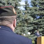 Members of the armed forces gathered to recognize Memorial Day in a ceremony hosted by the Veterans Coalition of the Kenai Peninsula on Monday, May 27, 2019, in Leif Hansen Memorial Park in Kenai, Alaska. (Photo by Victoria Petersen/Peninsula Clarion)                                Members of the armed forces gathered to recognize Memorial Day in a ceremony hosted by the Veterans Coalition of the Kenai Peninsula on Monday, May 27, 2019, in Leif Hansen Memorial Park in Kenai, Alaska. (Photo by Victoria Petersen/Peninsula Clarion)