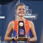 Ostrander wins historic 3rd straight DI steeplechase crown