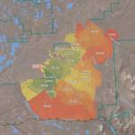 A map of the Swan Lake Fires progression as of June 29,2019. (Courtesy Alaska Incident Management Team)