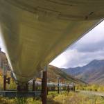 In this undated file photo showing the 800-mile Trans-Alaska pipeline that feeds 950,000 barrels of oil a day to the West Coast snakes it way across the tundra north of Fairbanks, Alaska. BP, a major player on Alaskas North Slope for decades, is selling all of its assets in the state, the company announced Tuesday, Aug. 27, 2019. Hilcorp Alaska is purchasing BP interests in both the Prudhoe Bay oil field and the trans-Alaska pipeline for $5.6 billion, BP announced in a release. (AP Photo/Al Grillo, File)