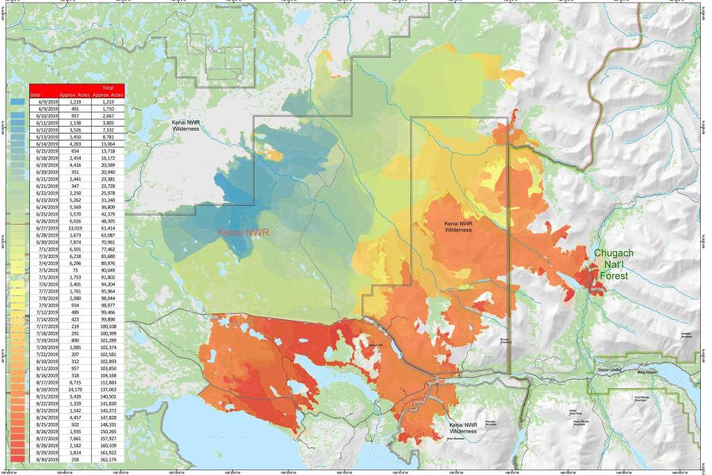 Kenai river partially reopens to boating after Swan Lake Fire shows minimal growth