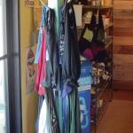 A display of Boomerang Bags is available at Sustainable Wares on Ocean Drive in Homer, Alaska. Store owner Karen West said on Sept. 25, 2018 that people have been regularly using the bags. (Photo by Michael Armstrong/Homer News)