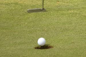 Dye, Clark play golf for Marian University