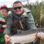Participants of the Silver Salmon Derby flaunt their catch. The 2019 Derby begins this weekend and will continue to Sept. 22, 2019. (Photo provided by the Kenai Chamber of Commerce)
