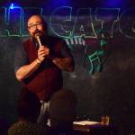 Stand-up comedian Fred Koski performs his act Friday, Sept. 27, 2019, during Comedy at The Catch at The Catch restaurant in Soldotna, Alaska. (Photo by Joey Klecka/Peninsula Clarion)                                Stand-up comedian Fred Koski performs his act Friday, Sept. 27, 2019, during Comedy at The Catch at The Catch restaurant in Soldotna, Alaska. (Photo by Joey Klecka/Peninsula Clarion)