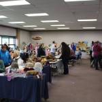 Visitors to the Fireweed FiberFest can be seen here at the Soldotna Sports Complex on Sept. 28, 2019. (Photo by Brian Mazurek/Peninsula Clarion)