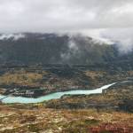 The community of Cooper Landing is seen from the slopes of Slaughter Ridge on Sept. 30, 2019. (Photo by Joey Klecka/Peninsula Clarion)