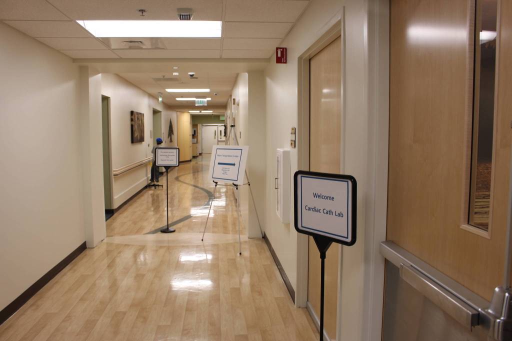 Part of the newest wing of Central Peninsula Hospital in Soldotna, Alaska can be seen here on Nov. 20, 2019. (Photo by Brian Mazurek/Peninsula Clarion)