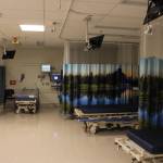 Part of the newest wing of Central Peninsula Hospital in Soldotna, Alaska can be seen here on Nov. 20, 2019. (Photo by Brian Mazurek/Peninsula Clarion)