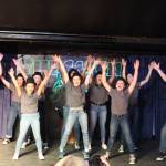 The Class Act Drama Troupe gives an intermission performance during the Spark Soldotna competition at the Catch Restaurant in Soldotna, Alaska, on Friday, Nov. 22, 2019. (Photo by Brian Mazurek/Peninsula Clarion)