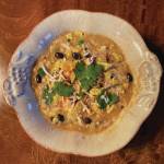 Use up leftover turkey in this roasted corn and chili soup, as seen here on Nov. 26, 2019, in Teri Robls Homer, Alaska, kitchen. (Photo by Teri Robl)