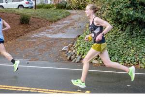 Soldotnas Megan Youngren competes in the California International Marathon in Sacramento on Sunday, Dec. 8, 2019. (Photo provided by Megan Youngren)