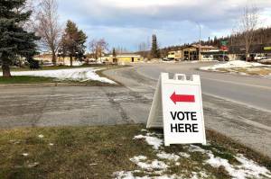Voters took to Soldotna City Hall to cast their ballots for the citys next mayor, who will serve until October 2020, Dec. 17, 2019, in Soldotna, Alaska. (Photo by Victoria Petersen/Peninsula Clarion)