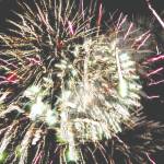 Fireworks are displayed during the 2016 Christmas Comes to Kenai celebration. (Kat Sorensen/Clarion file)