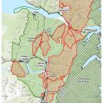 Areas closed to snowmachining can be seen in this graphic provided by the Chugach National Forest. (Courtesy image)