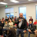 Rep. Gary Knopp, R-Soldotna, speaks at the LGBTQ Town Hall at the Soldotna Public Library in Soldotna, Alaska on Jan. 4, 2020. (Photo by Brian Mazurek/Peninsula Clarion)
