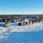 The frozen Kenai River can be seen here near the Big Eddy State Recreation Site in Soldotna, Alaska, on Friday, Jan. 10, 2020. (Photo courtesy Kenai Peninsula Borough Office of Emergency Management)