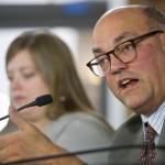 Michael Penn | Juneau Empire File                                Andy Josephson, D-Anchorage, speaks to the media in this file photo from 2017.