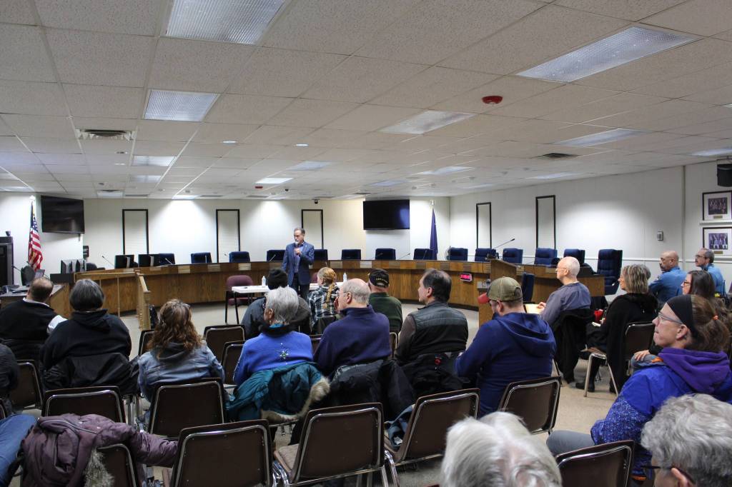 Micciche discusses PFD, taxes and criminal justice at town hall