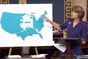 Sen. Lisa Murkowski, R-Alaska, speaks about oil drilling in the Arctic National Wildlife Refuge on Dec. 19, 2017 during debates about the GOP tax cut on the floor of the U.S. Senate. (C-SPAN)