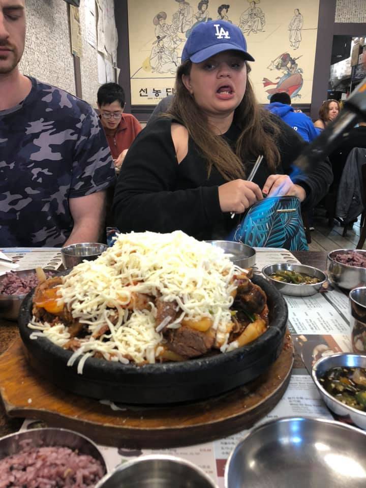 Bubbling hot Korean food in Los Angeles. (Photo by Victoria Petersen/Peninsula Clarion)