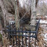 The grave of Homer homesteader Walter R. Bell lies just off the Reber Trail within city limits. (Photo by Clark Fair)