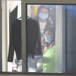 Kin Cheung / Associated Press                                Passengers from the cruise ship World Dream docked at Kai Tak cruise terminal, gesture in Hong Kong, on Saturday. The cruise ship World Dream with approximately 1,800 passengers remained quarantined in Hong Kongs Victoria Harbour on Saturday. Several passengers from mainland China on a previous World Dream cruise were found to have the new coronavirus on returning home.