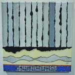 Mary Bee Kaufmans The Clouds that Roared was created in response to composer Christian DuBeaus Savage. Her work is part of Denali Artists Respond to Music Inspired by Wilderness, a collaboration between artists and composers showing Feb. 7-May 25, 2020, at the Pratt Museum in Homer, Alaska. (Photo by Michael Armstrong/Homer News)