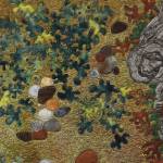 Charlotte Birds Wilderness Mosaic was created in response to composer Christina Rusnaks Tundra Tapestry. Her work is part of Denali Artists Respond to Music Inspired by Wilderness, a collaboration between artists and composers showing Feb. 7-May. 25, 2020, at the Pratt Museum in Homer, Alaska. (Photo by Michael Armstrong/Homer News)