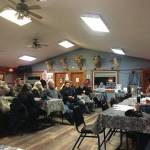 Anchor Point residents, particularly those living in close proximity to the Trimbles gravel pit on Danver Street, attend the Anchor Point Advisory Planning Commission Meeting on Thursday, Feb. 13, 2020, at the Anchor Point Senior Center in Anchor Point, Alaska. (Photo by Delcenia Cosman)