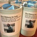 Photo courtesy of Christina Whiting                                Tins with blue ribbons were placed on Feb. 26, 2020, around Homer, Alaska, for people to wear as part of an awareness campaign for a missing Homer woman, Anesha Duffy Murnane, missing since Oct. 17, 2019.