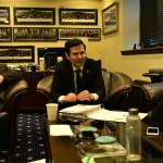 House Speaker Bryce Edgmon, I-Dillingham; and House Finance Committee Co-Chairs Rep. Neal Foster, D-Nome; and Rep. Jennifer Johnston, R-Anchorage; meet with reporters following a vote of the budget on Tuesday, Mar. 3, 2020. (Peter Segall | Juneau Empire)